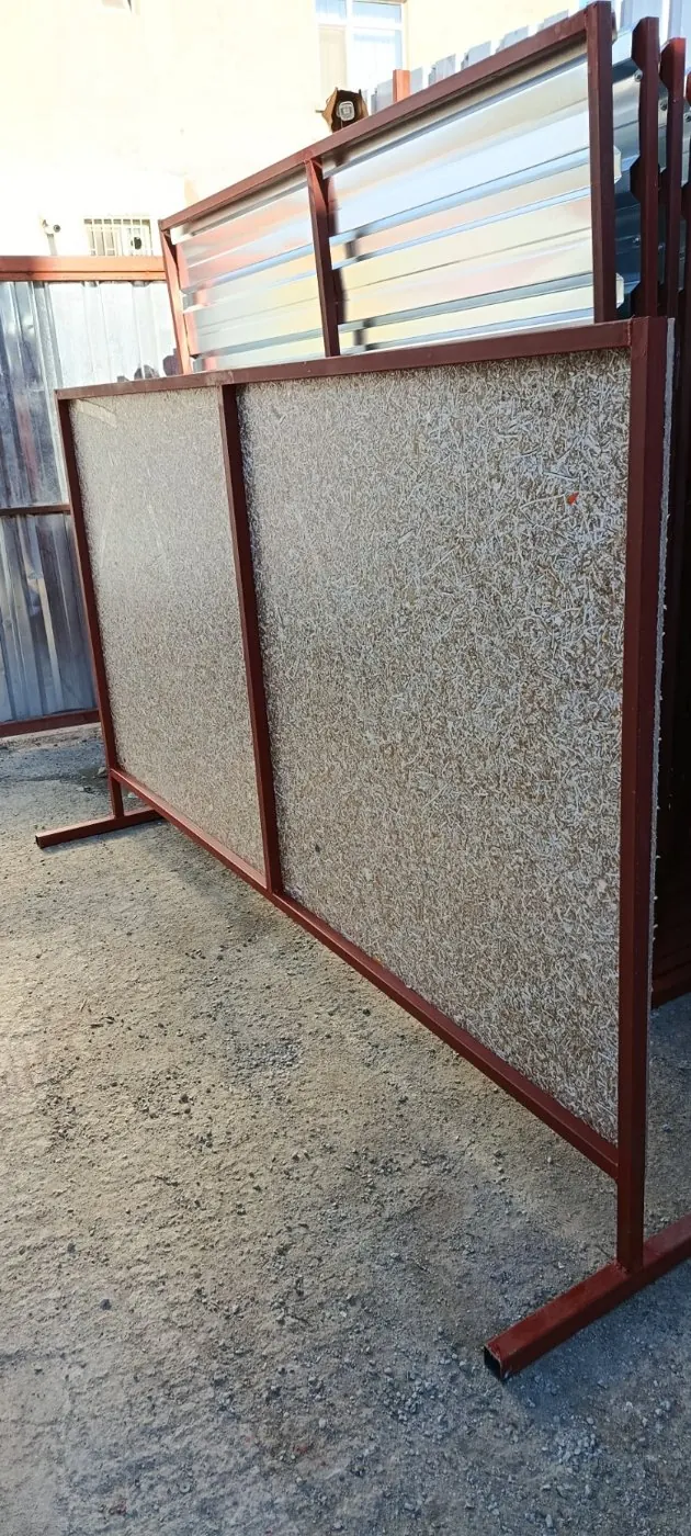 EKOWOOD portatif panonun çelik profil taşıyıcısı ve ayakları